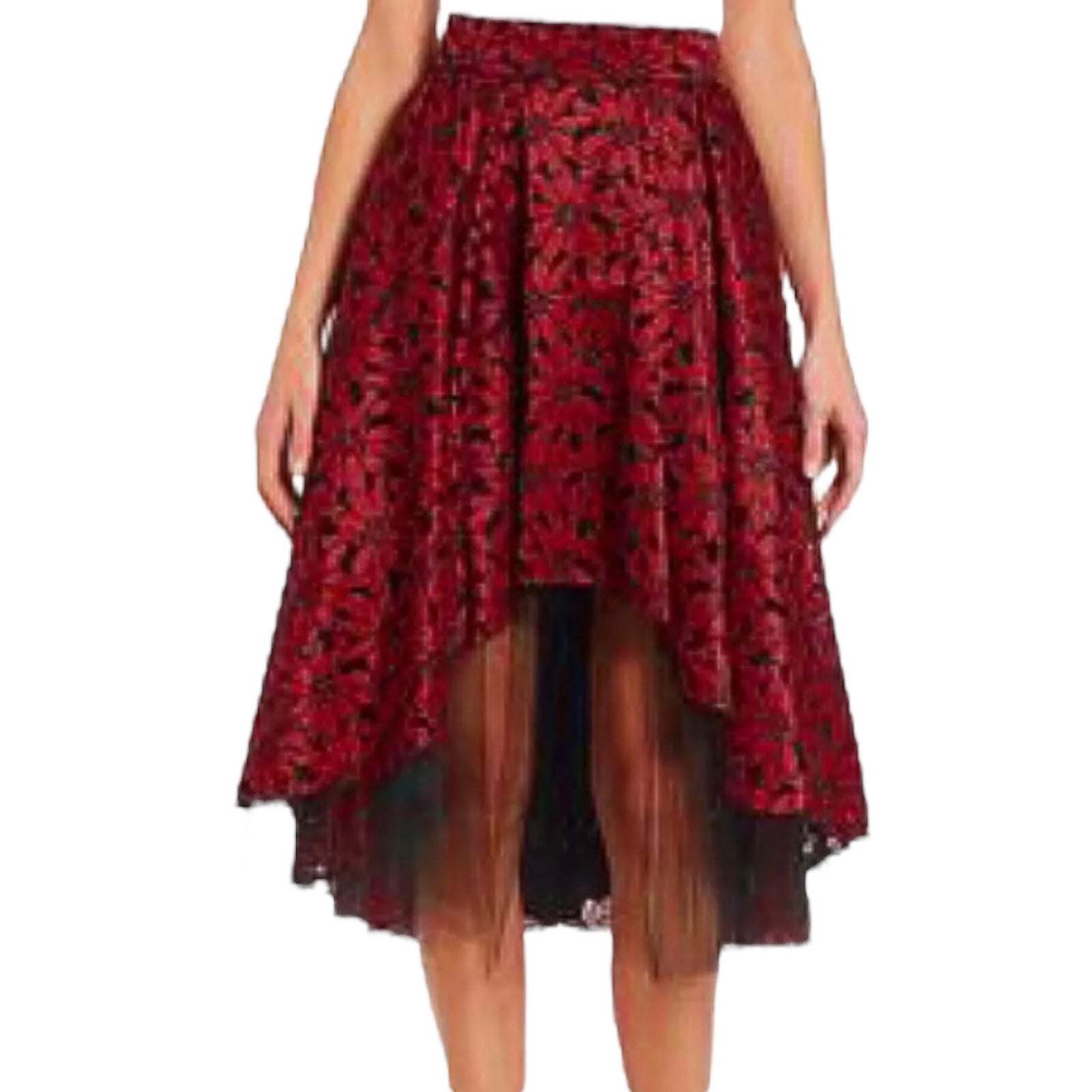 ABS Allen Schwartz Skirt Lace Tulle NWT