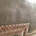 Burdines vintage leather art deco clutch