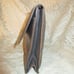 Burdines vintage leather art deco clutch