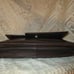 Burdines vintage leather art deco clutch