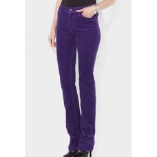 Lauren Ralph Lauren Women's 6 Corduroy Pants Purple Classic Straight Leg Size: