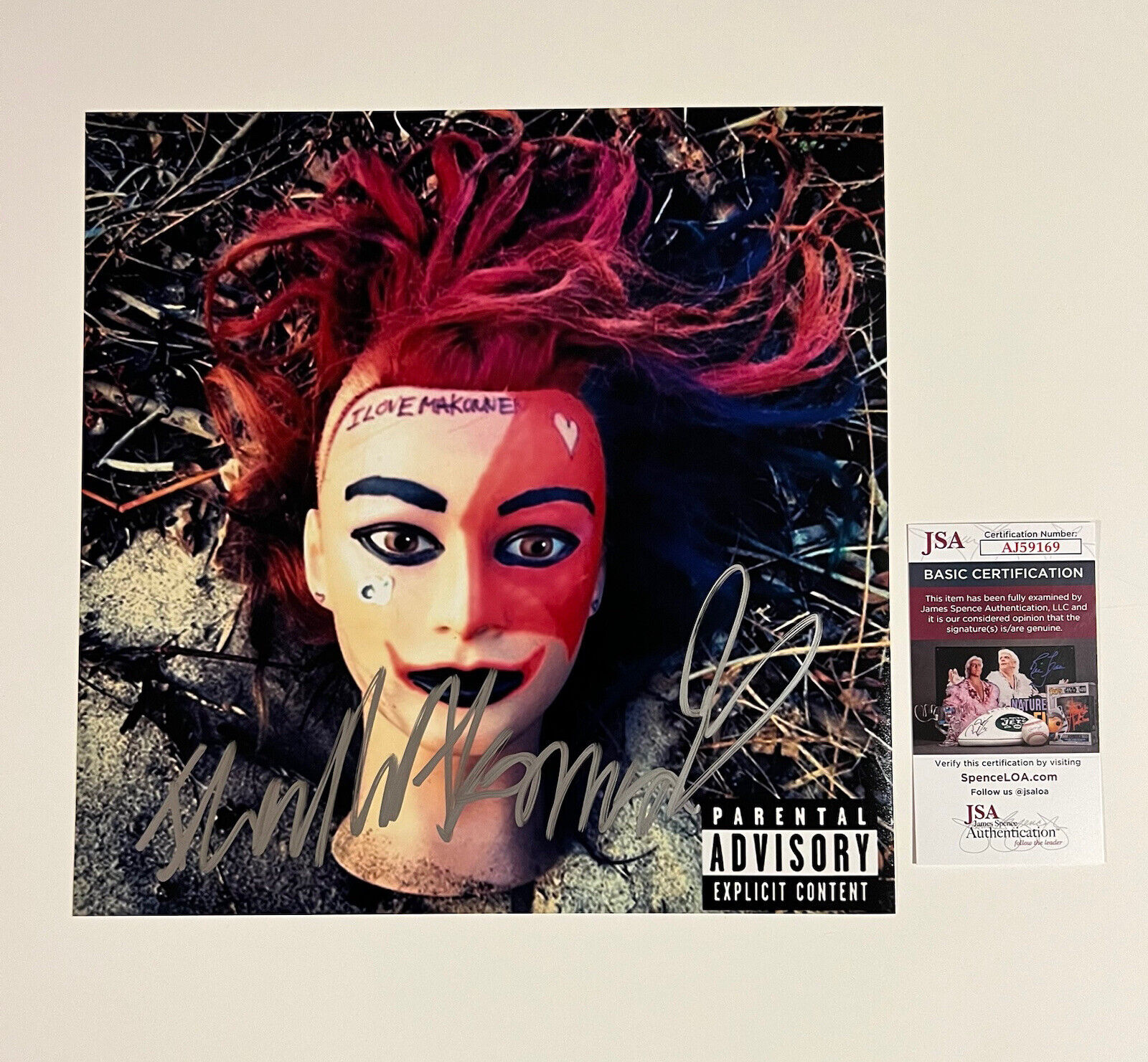 ILOVEMAKONNEN SIGNED I LOVE MAKONNEN 12X12 ALBUM COVER PHOTO JSA COA