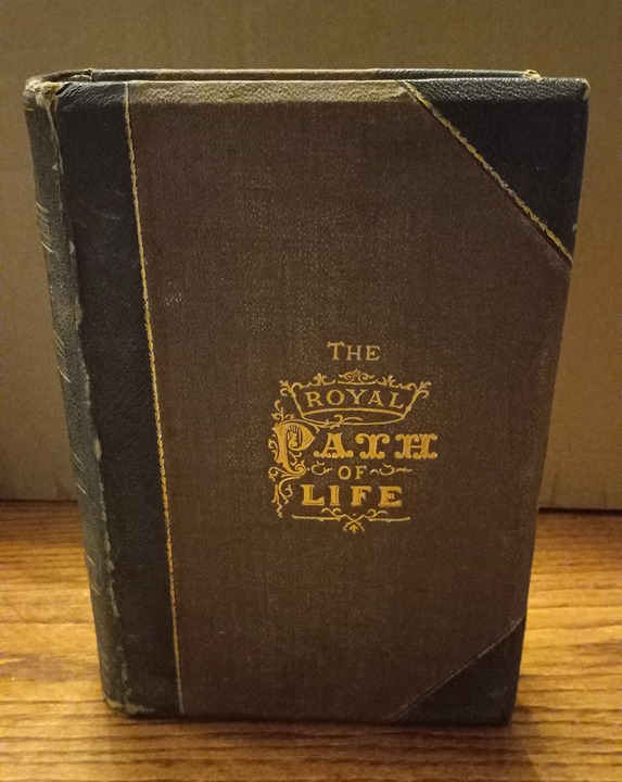 Vintage The Royal Path Of Life Hardcover Book 1881 Haines Illustrated