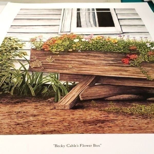Certified Artwork by Cotton Ketchie, Becky Cable's Flower Box