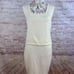 St. John Collection by Marie Gray Vintage Knit Skirt Set Size S Ivory Vintage