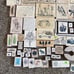 88 wooden rubber stamps