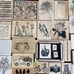 88 wooden rubber stamps