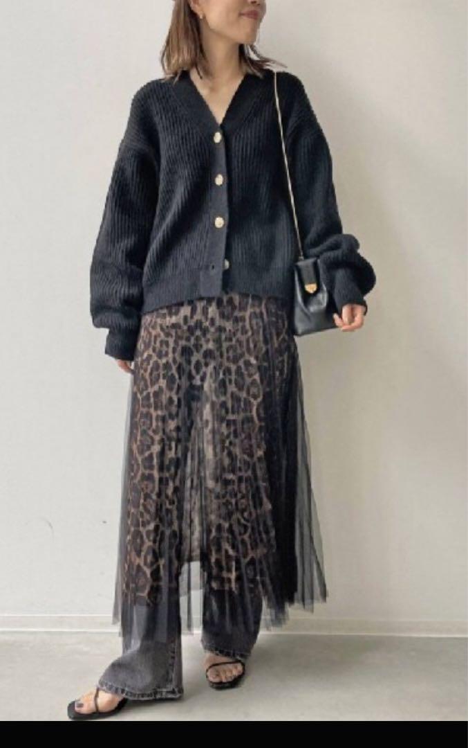 【LOYD FORD/ロイド フォード】 LEOPARD TULE SKIRT セール】【LOYD FORD/ロイド フォード】 LEOPARD TULE SKIRT