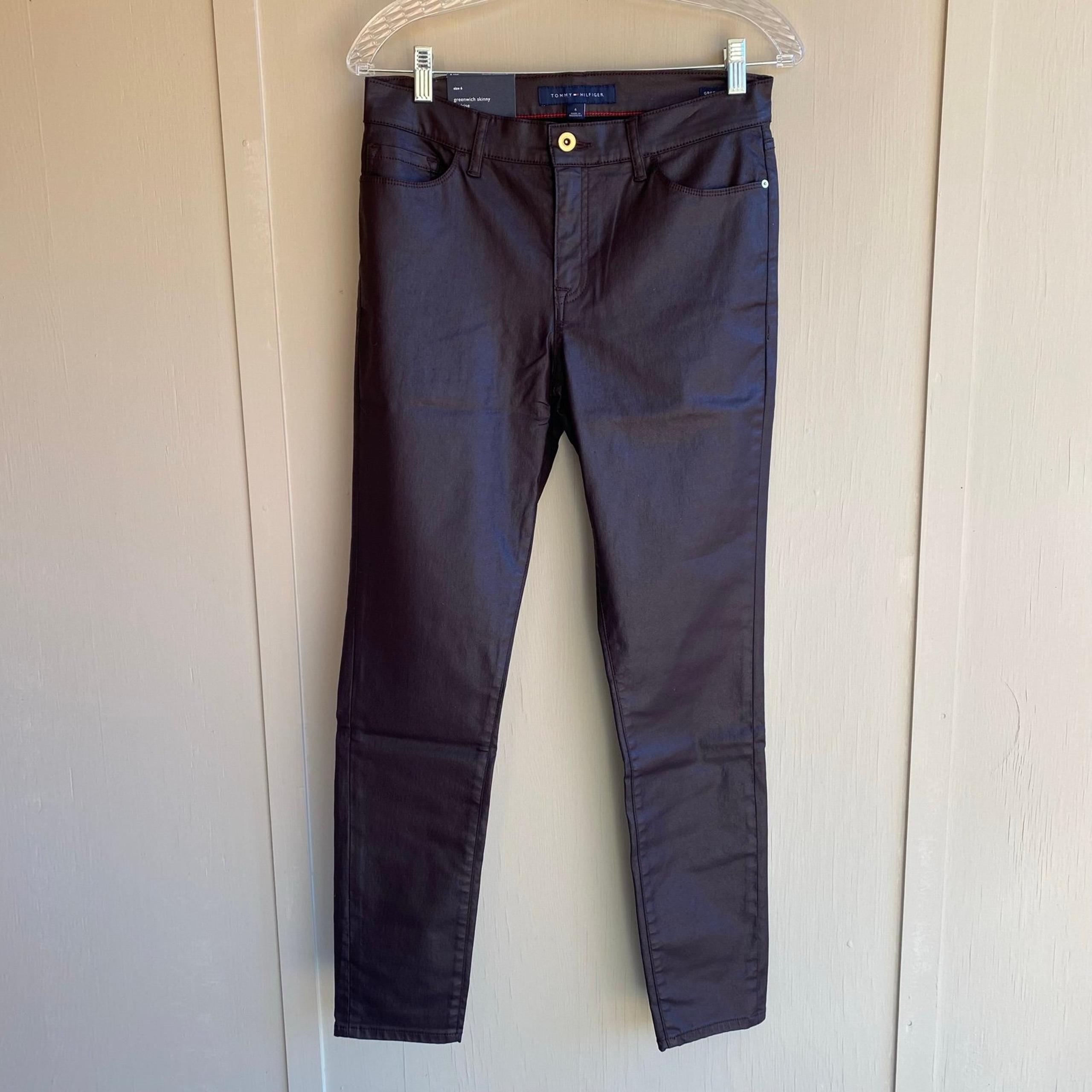 NWT Women’s Tommy Hilfiger Brown Greenwich Skinny Jeans Size 6