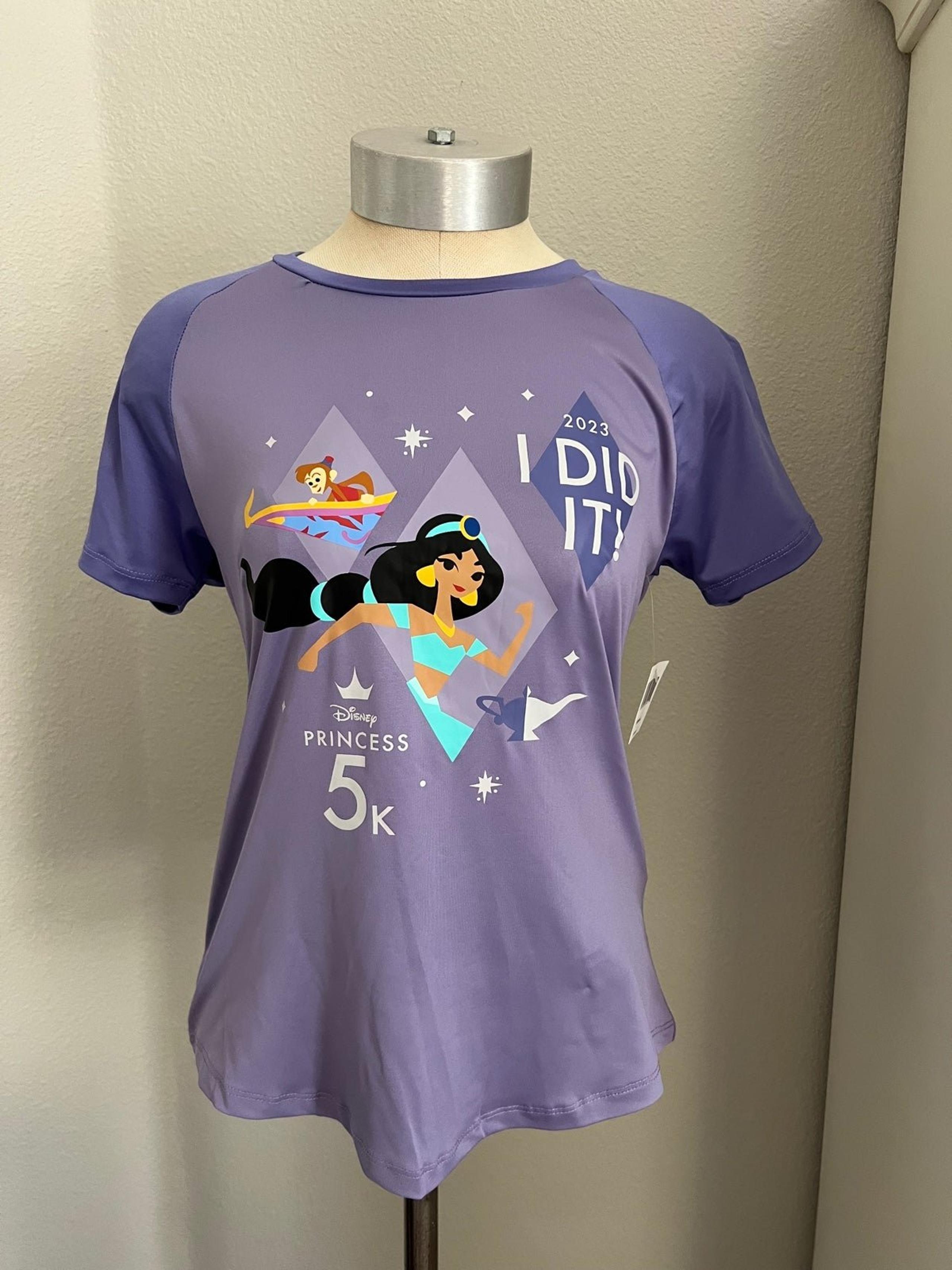 RunDisney Princess 5k Jasmine Abu I did it women’s t-shirt