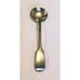 19th C. ENGLISH STERLING SILVER PARTIAL GILT MASTER SALT SPOON, c. 1861