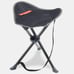 Camping Stool, Black, 2.2 lbs