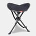 Camping Stool, Black, 2.2 lbs
