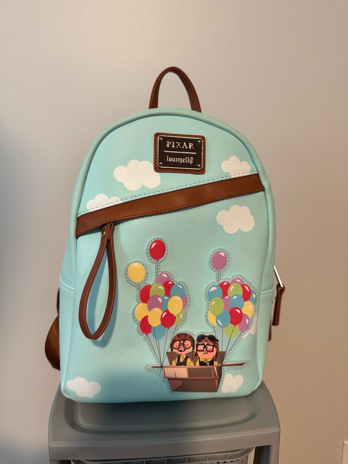 Loungefly Pixar Carl & Ellie Adventure is Out There Balloon Backpack