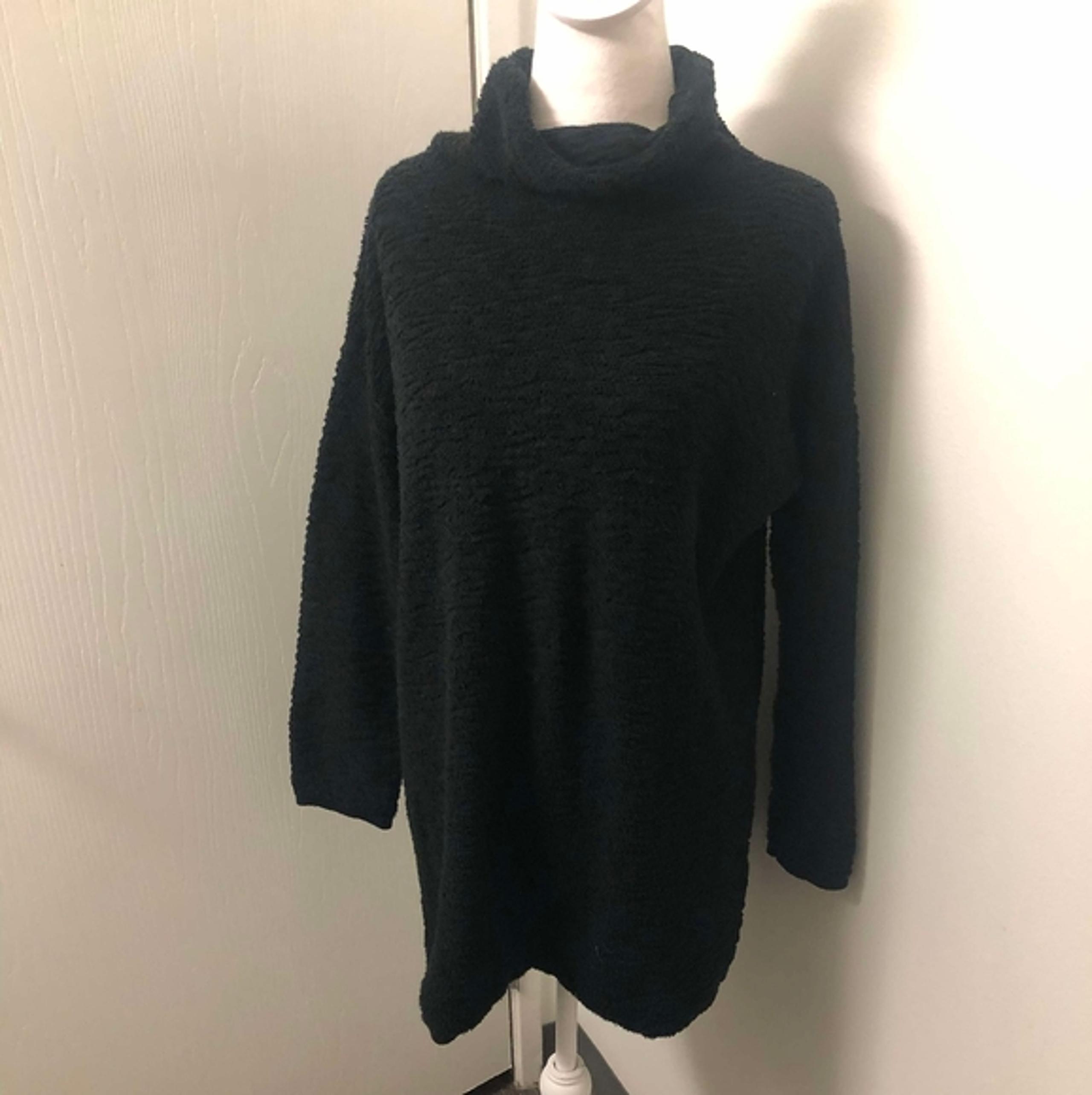 Eileen Fisher Textured Mock Neck Sweater Tunic Sz XS