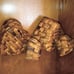 Baskets Hear Shaped Set of 4 Natural Rush Wicker Weaved