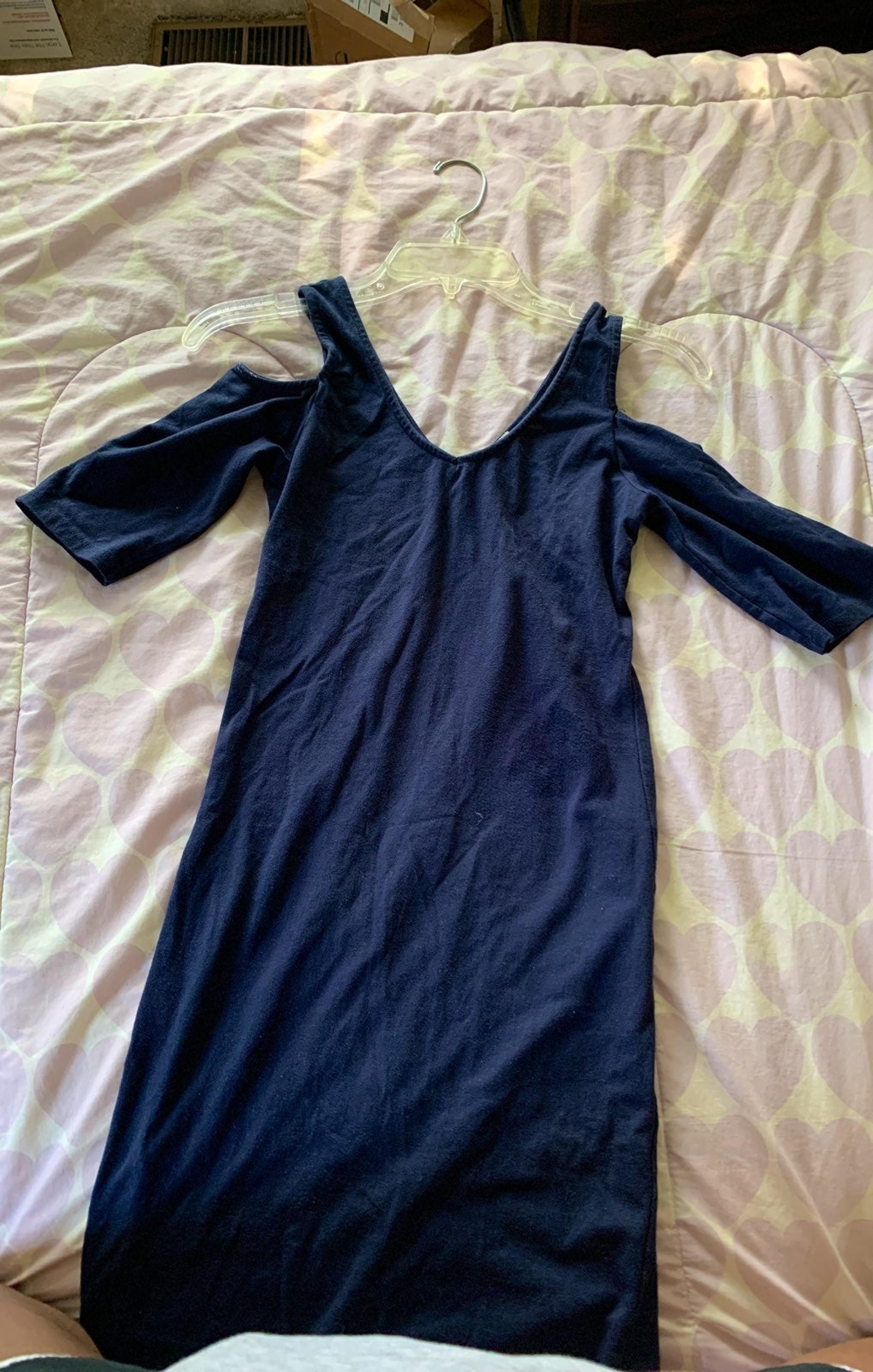 Navy Blue Casual Dress