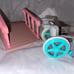 Little tikes dollhouse mini wheel chair & ramp nice!