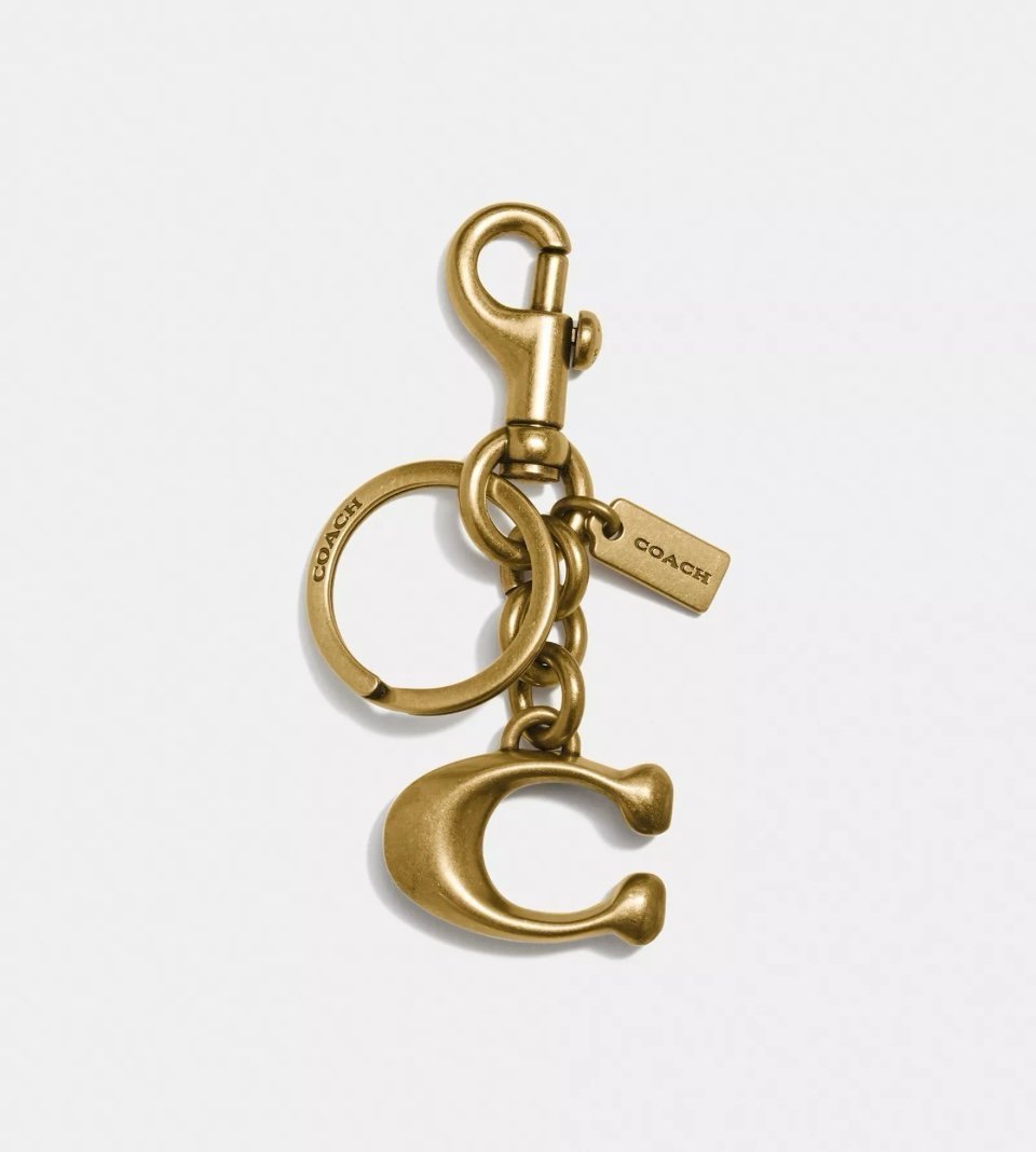 Coach Signature Bag Charm