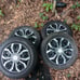 4 like new tires and rims with hubcaps
