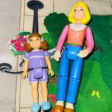 playskool victorian dollhouse figures family of 4 cute!