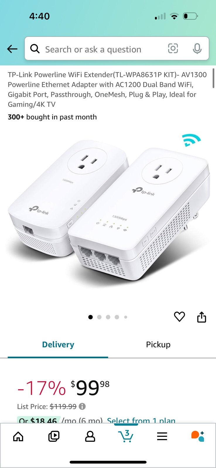 Tp link passthrough powerline wifi extender