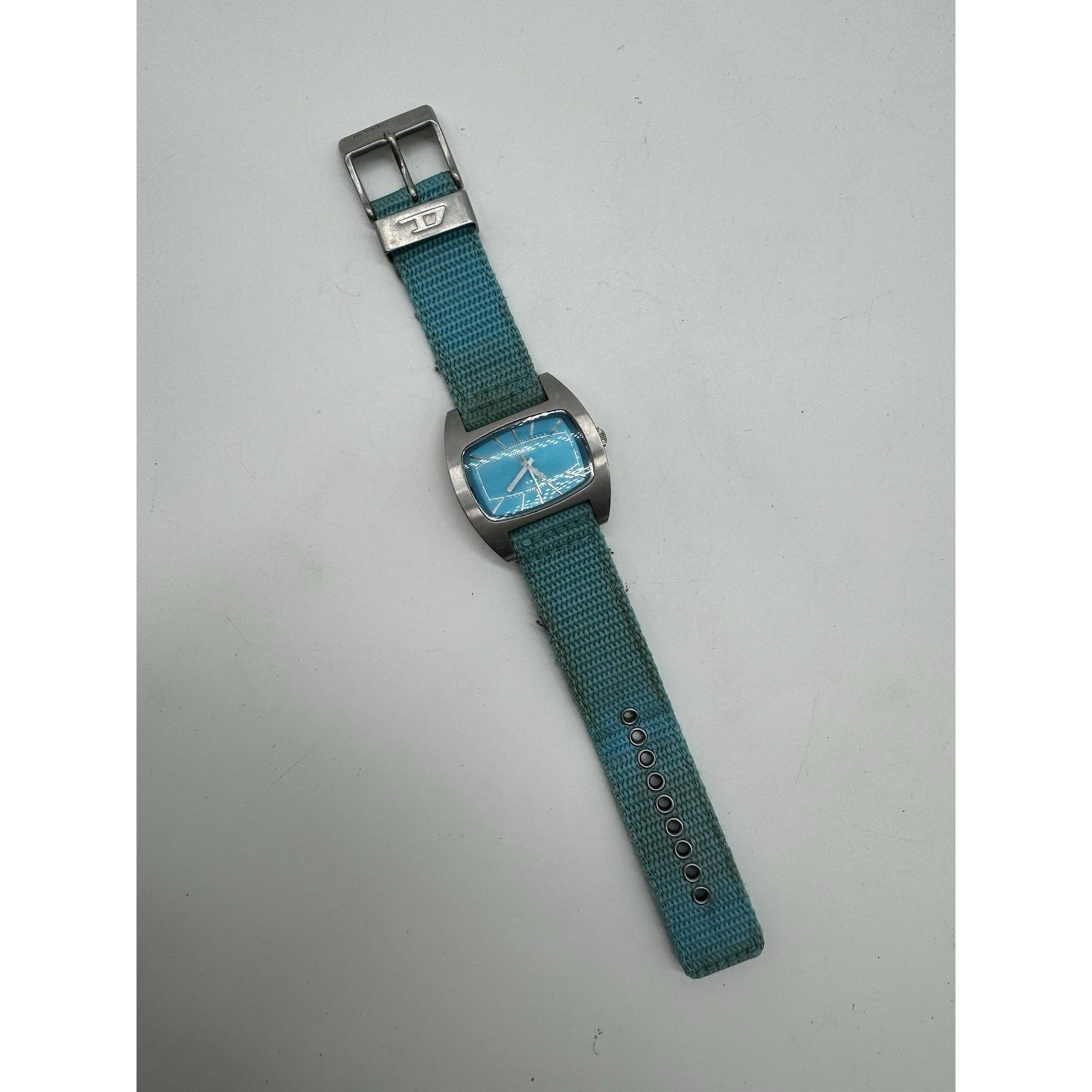 Diesel: Teal Retro Art Deco Watch DZ-2117 Stainless steel Case Fresh Battery