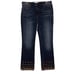 DRIFTWOOD Women’s Colette Embroidered Studded Hem Jeans Size 30
