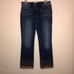 DRIFTWOOD Women’s Colette Embroidered Studded Hem Jeans Size 30