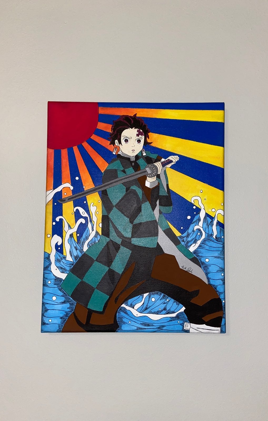 Demon Slayer painting