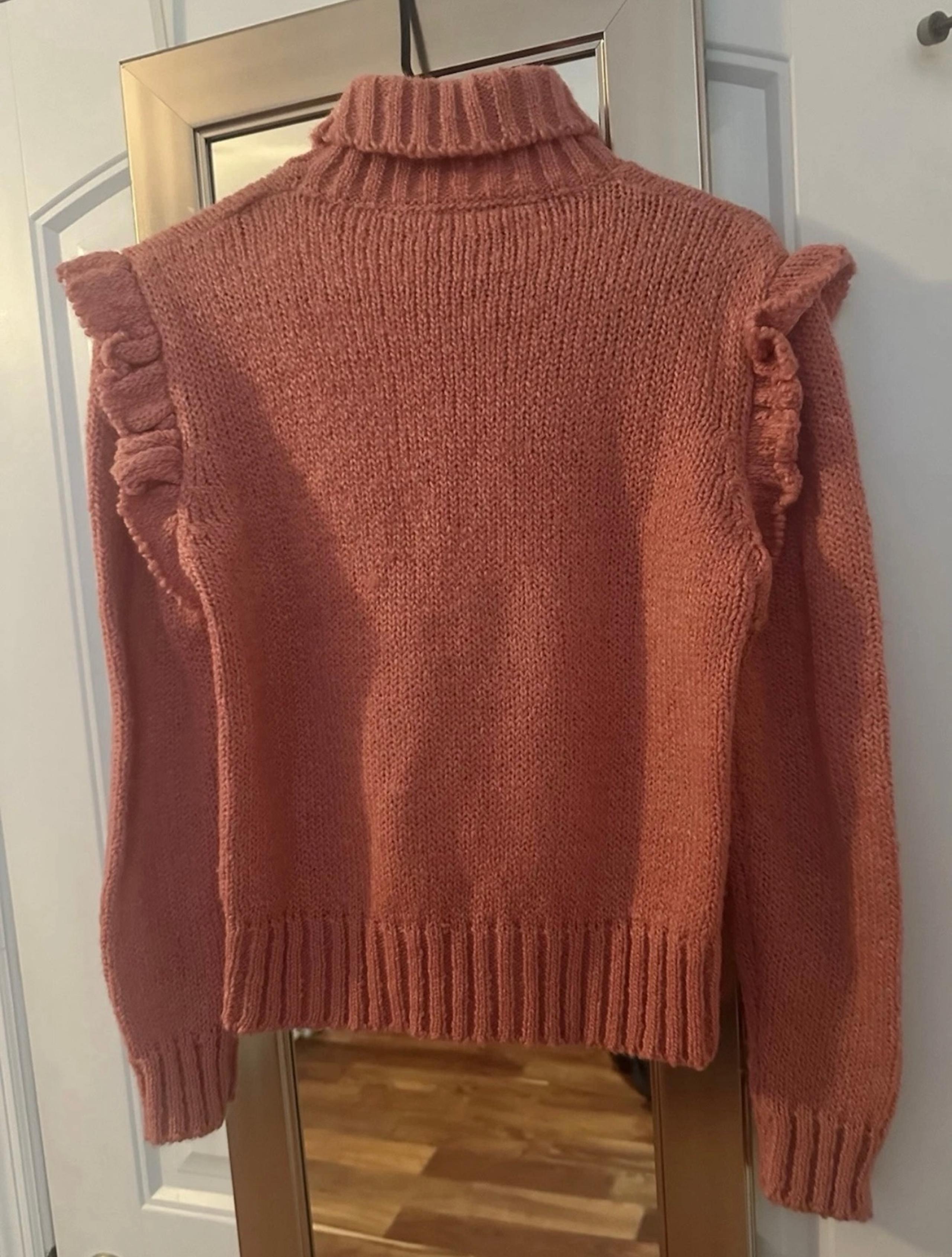 Vintage Diane Von Furstenberg Brown Turtleneck Knit Sweater Unknown Size s/m