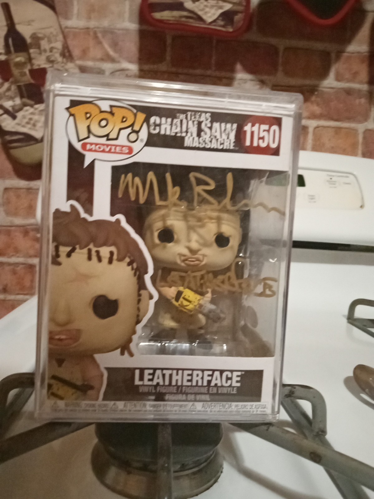 Autographed Texas Chainsaw Massacre Funko Pop