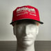 VTG Motorcraft Three Stripe Trucker Hat 70s Red Mesh Snapback made in USA Cars