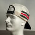 VTG Motorcraft Three Stripe Trucker Hat 70s Red Mesh Snapback made in USA Cars