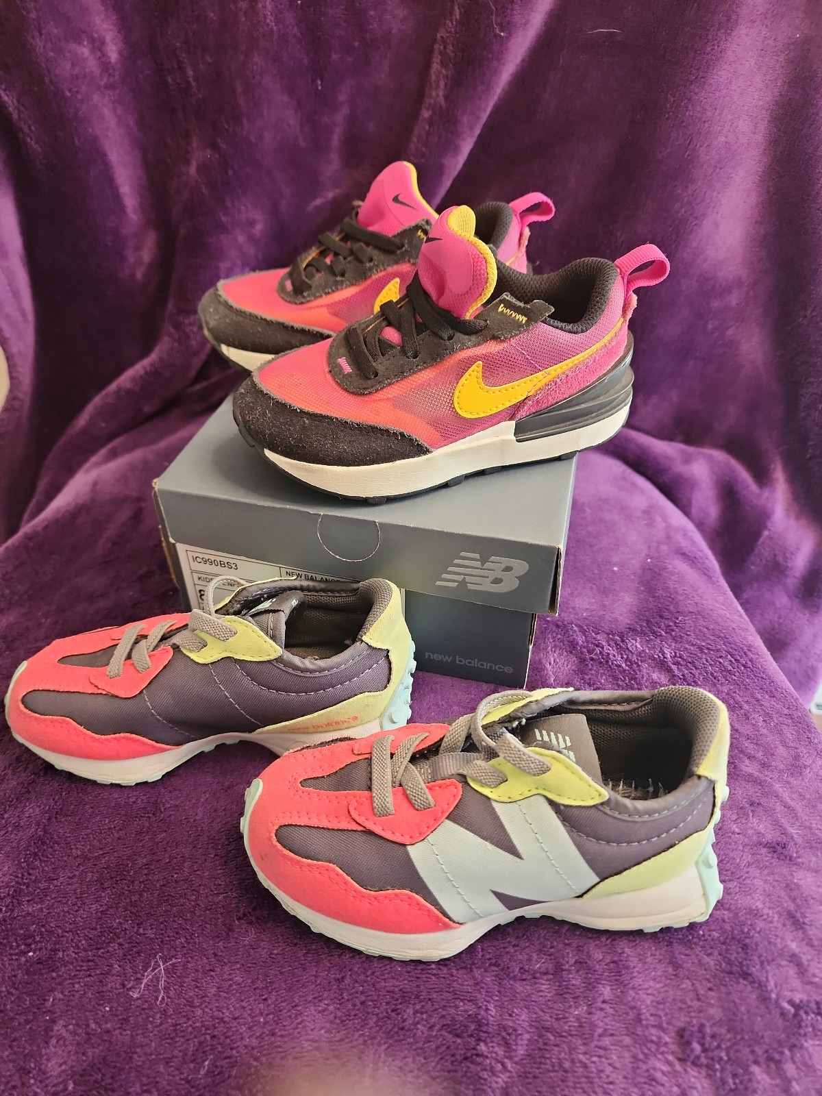 Nike waffle/new balance Bundle size 7c
