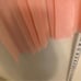 Iefiel Dance costume lyrical leotard dress mesh pink drape rhinestone adult S