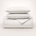 BOLL & BRANCH 3 Piece Signature Cotton Comforter White Set King Cal King NEW