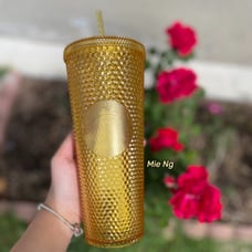 Starbucks Golden Bling Studded Tumbler Taiwan 2022