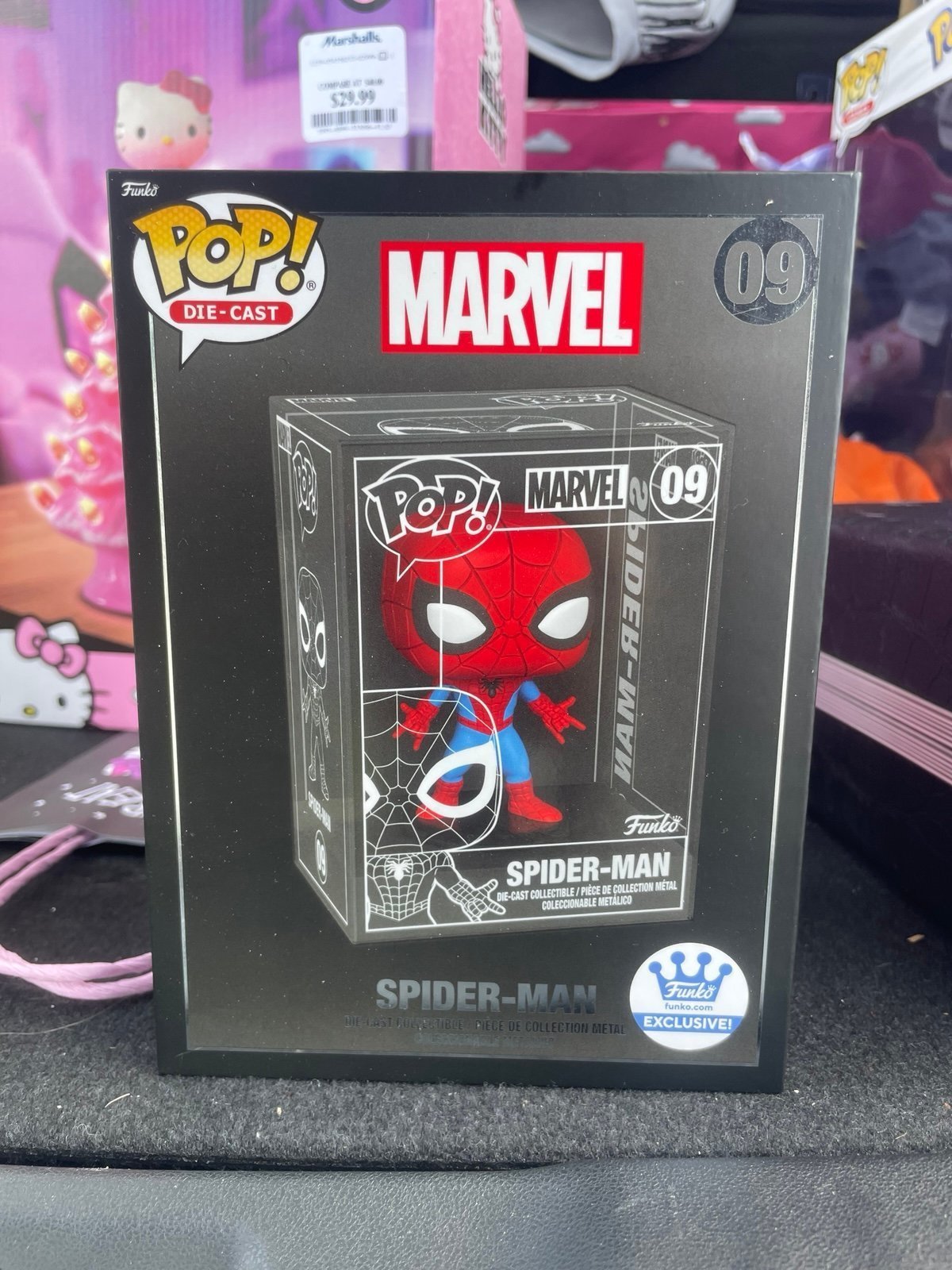 Spiderman Diecast Funkopop 09 CHASE