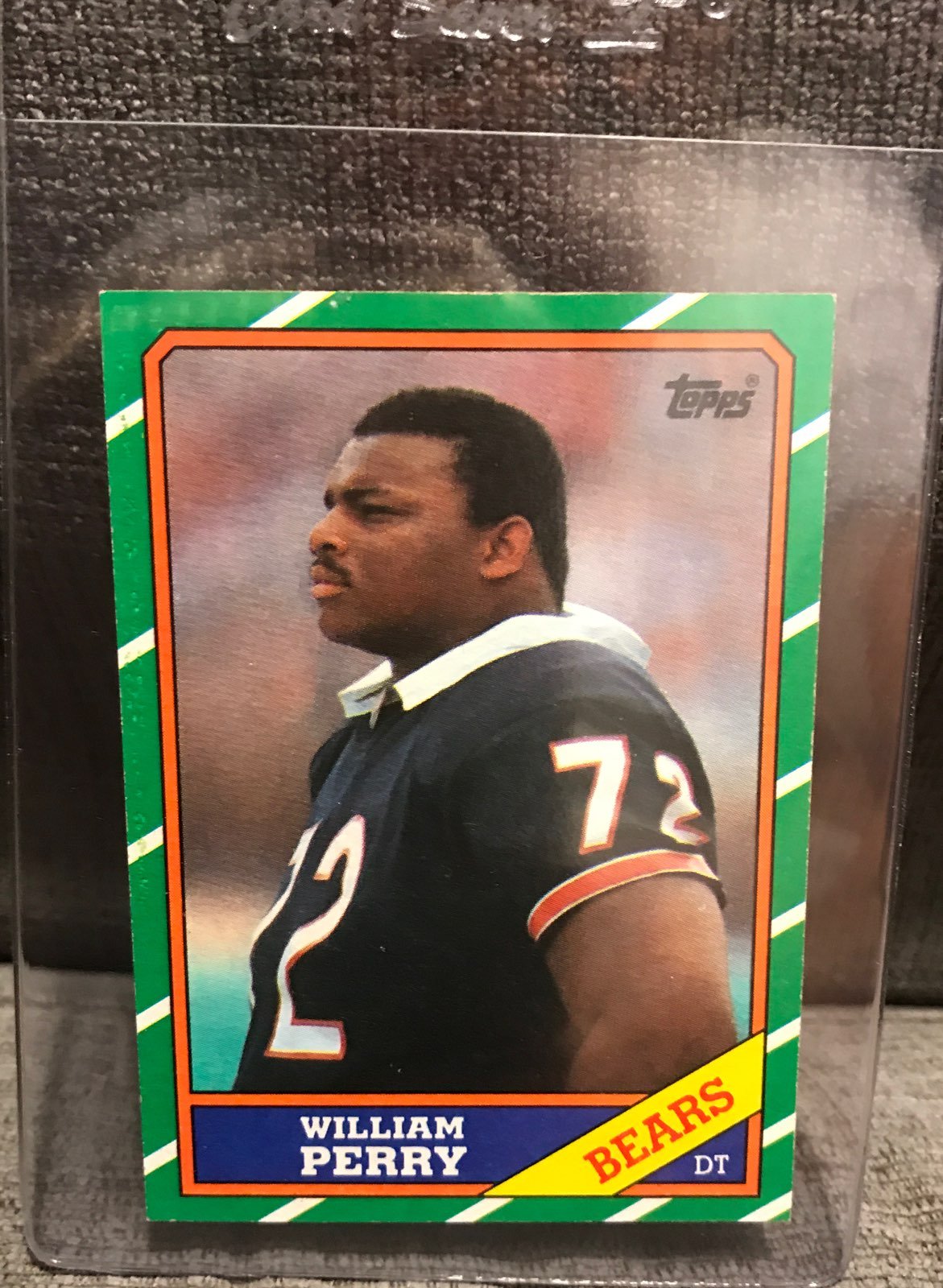 1986 Topps William Perry Rookie Card