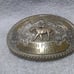 1981 Far West Paint Horse Classic High Point Jr Horse Broken Horn Buckle VTG