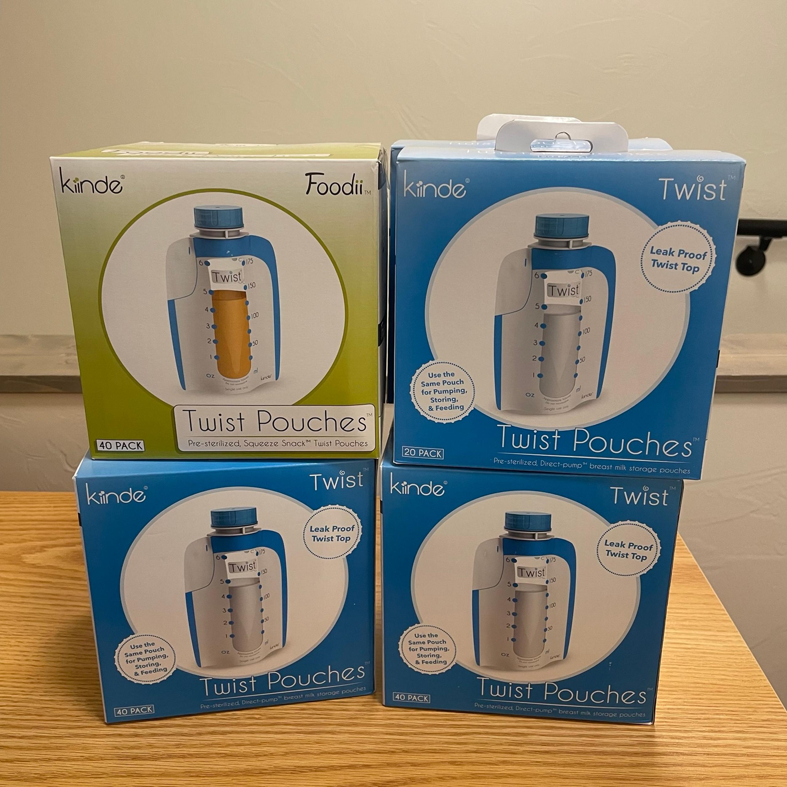 160 Kiinde breastmilk pouches