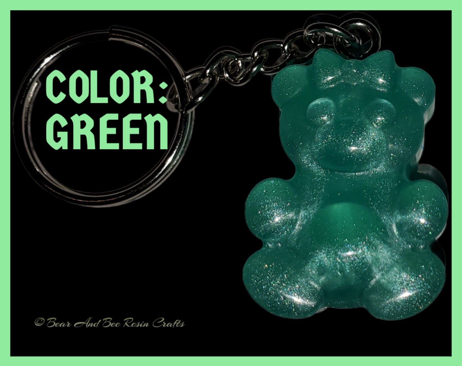 discount promotions Green Big Gummy Bear Keychain Vintage & collectibles discount promotions Green Big Gummy Bear Keychain Vintage & collectibles