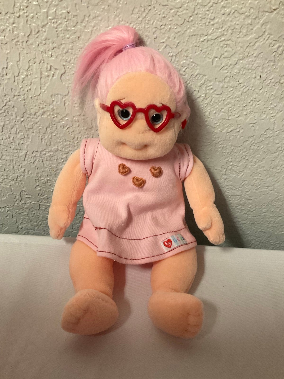 Vintage Ty Beanie Kid Luvie 2000 Beanie Babies Made With P.E. Pellets
