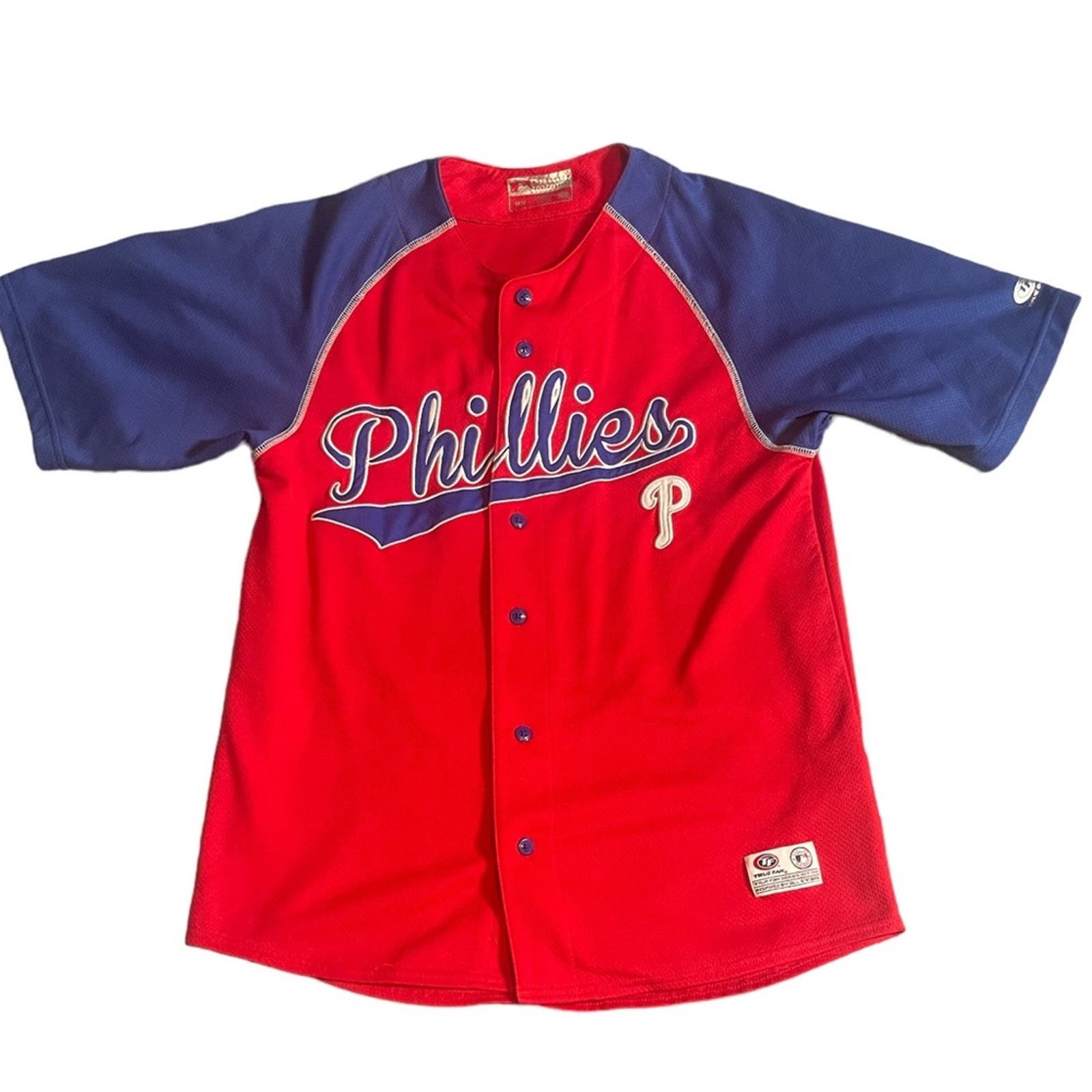 Philadelphia Phillies True Fan MLB Jersey Size Medium