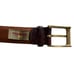 Trafalgar Men's Cortina 36” Chocolate Leather Dress Belt TX171-3. China
