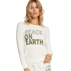 NWT Chaser Peace On Earth Sweatshirt- S