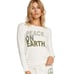 NWT Chaser Peace On Earth Sweatshirt- S