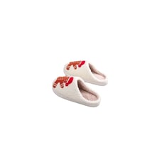 Cozy Gingerbread Man Slippers Festive Holiday Home Shoes Women's
