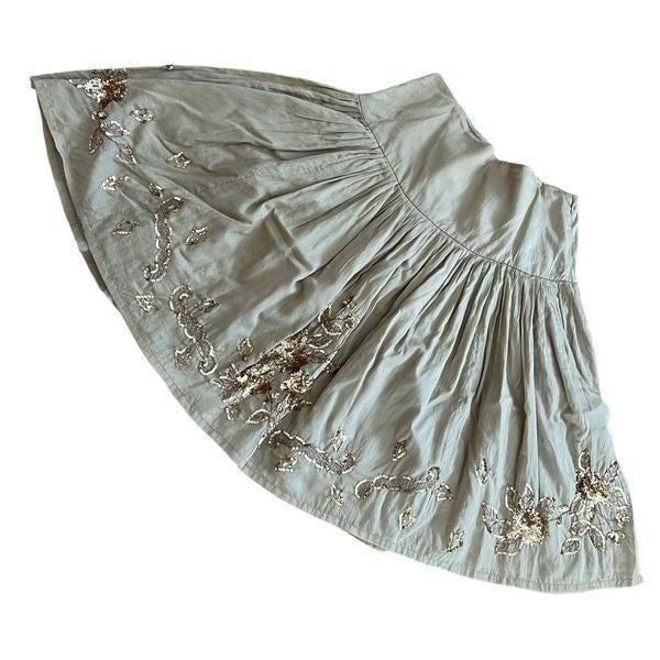 Plenty by Tracy Reese Size 10 Skirt Sequin Embroidered Made in India New With Ta